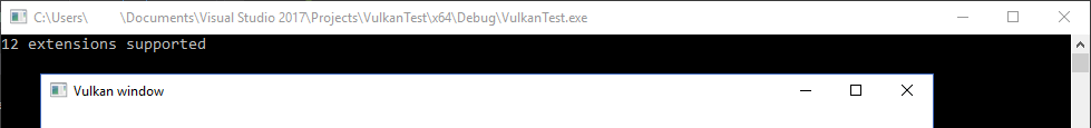vs test window