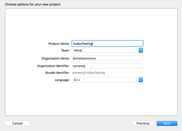 xcode new project 2